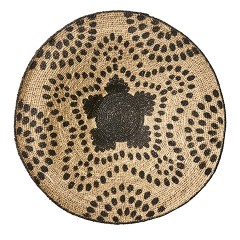 SEAGRASS TRAY NATURAL BLACK - DECO, PANELS, FRAMES